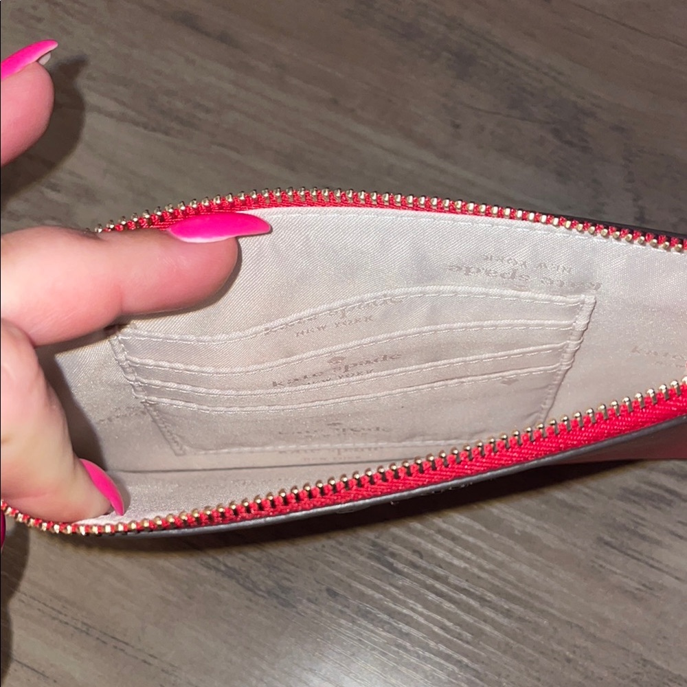 Kate Spade Red Clutch - Picture 7 of 10